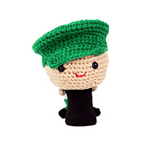 AMIMONO_Cute Little Boy Golf No. 1 Wood Sleeve Head Cover (M307-B)