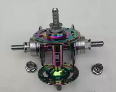 FIXED GEAR dead speed car Taiwan Jiuyu bearing racing black silver chameleon magic flower drum