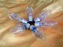 Bulb Tip bulb E12 22OV 10W Torch bulb Candle bulb Festival Bulb