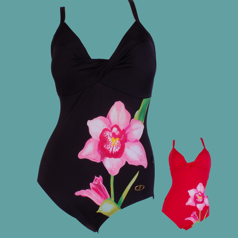 Special cabinet Fashion Korean version Golden Ginger Casual Beach Holiday Fitness Even Body Triangle Swimsuit 2878