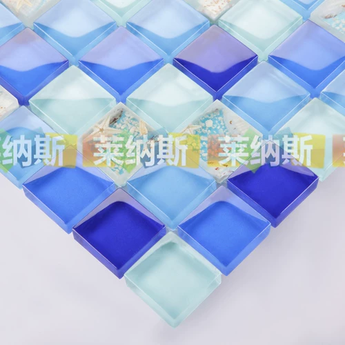 [Lenas] LP27 квадратная смола мозаика Masai Средиземноморская плитка туалетная мозаика