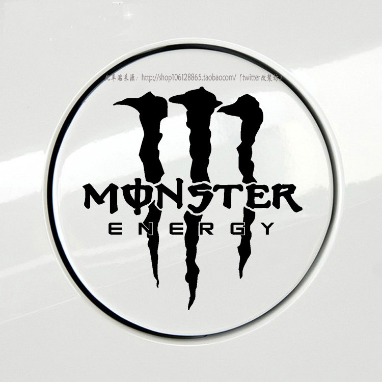 Monster鬼爪油箱盖贴抓痕车贴反光个性装饰汽车贴纸改装车贴贴花