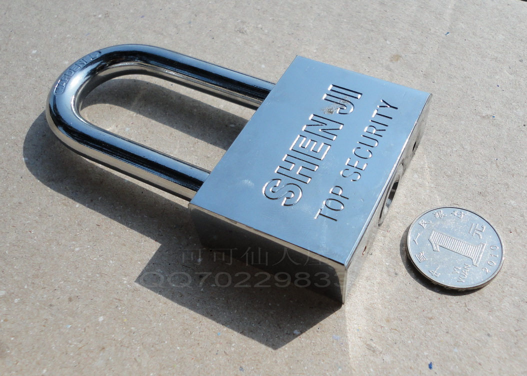 (Divine Guitar) Quadrilateral vane padlock-thickened extra-long beam 75mm (Divine Girlock Industry-Hangzhou Teyo Dealership)