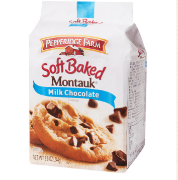 Pepperidge Farm非凡农庄 牛奶巧克力软曲奇饼 244g 美国