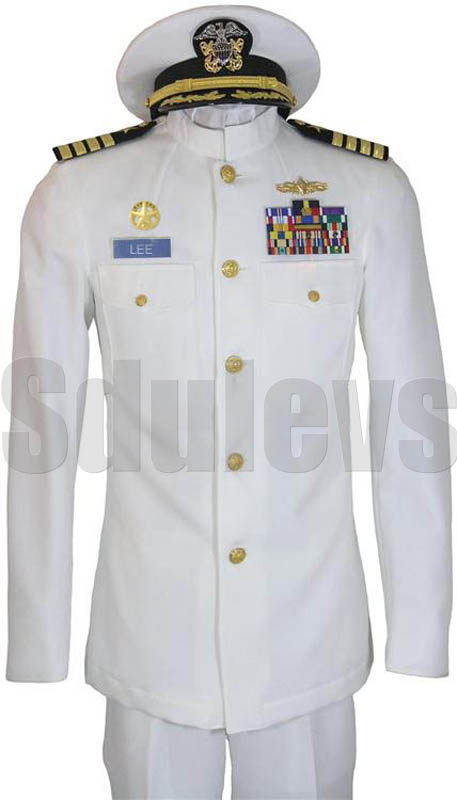 Order service] Brand new public hair USN white dress suit