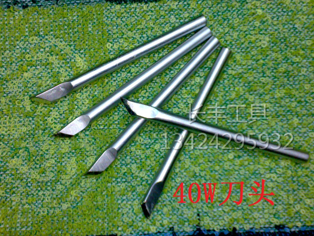 Environmental protection lead-free 40W knife-shaped iron head 40W external heat electric soldering iron special knife edge iron head