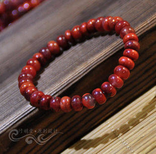 促销结缘价 四川凉山南红玛瑙算盘珠手串手链手钏 一般上手入门级