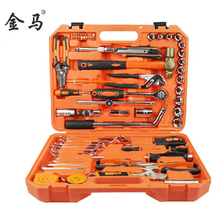 Golden Horse tool set 69 pieces with car combination tool JM-8069 hardware toolbox hand tools