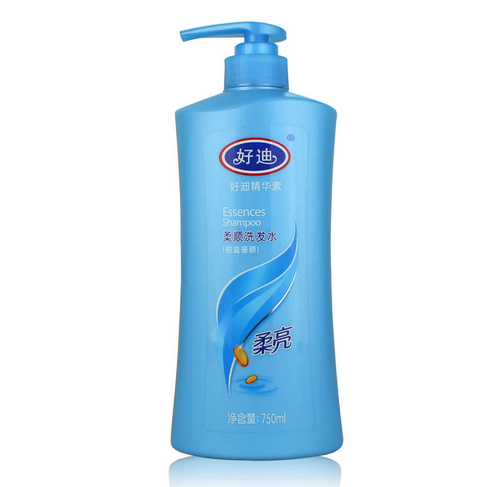正品 好迪精华素营养洗发水750ml(倍直垂顺)修复毛鳞片洗发露