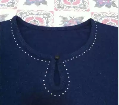 Professional sweater woven sweater repair modified collar type change length length