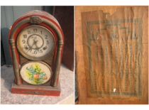Nostalgic collection. The old clock from the Republic of China is in good condition and can be used. The old mechanical clock is in good condition and the copper edge with the trademark Sheng is in good condition.