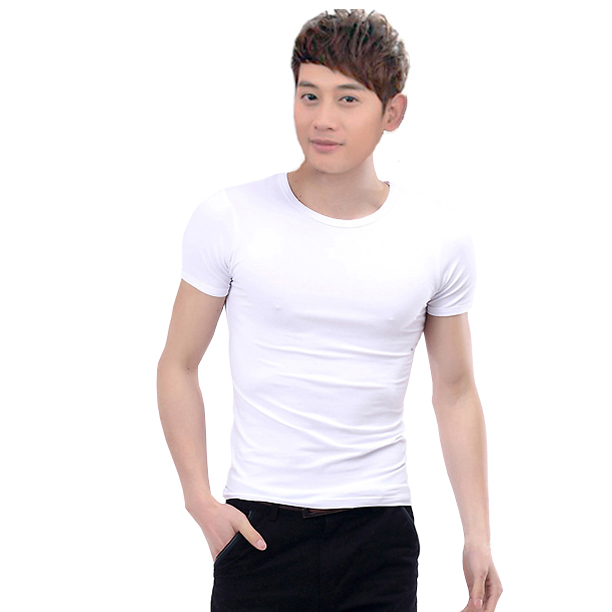 (2 pieces of 58 yuan) super comfortable stretch Modal men's short-sleeved T-shirt slim men's half-sleeved spring and summer undershirt