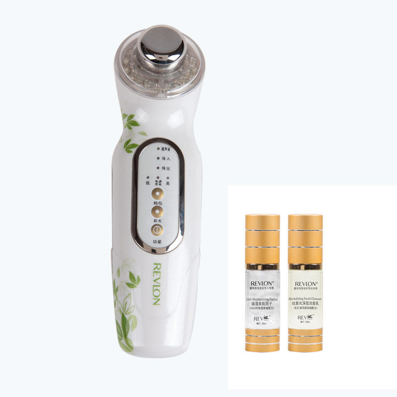 Dew Huahua Dense Water Flowers 3D Color Light Ultrasonic Ion Beauty Instrument Home Wash Face Import Instrument Export Instrument