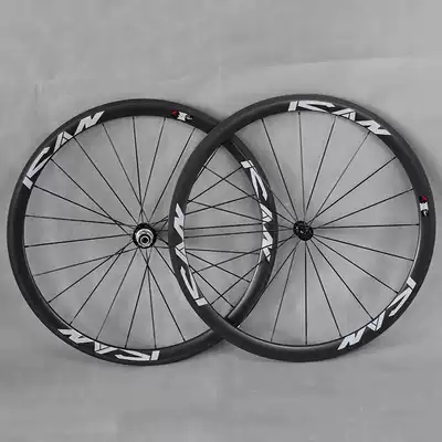 New ican Powerway Hub road bike wheel set 38T tube tire