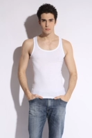 Anh em đồng hồ nam chính hãng vest cotton cotton màu đen trắng xám 3 màu chải bông căng vest 6607 - Áo vest cotton áo khoác giả vest nam hàn quốc