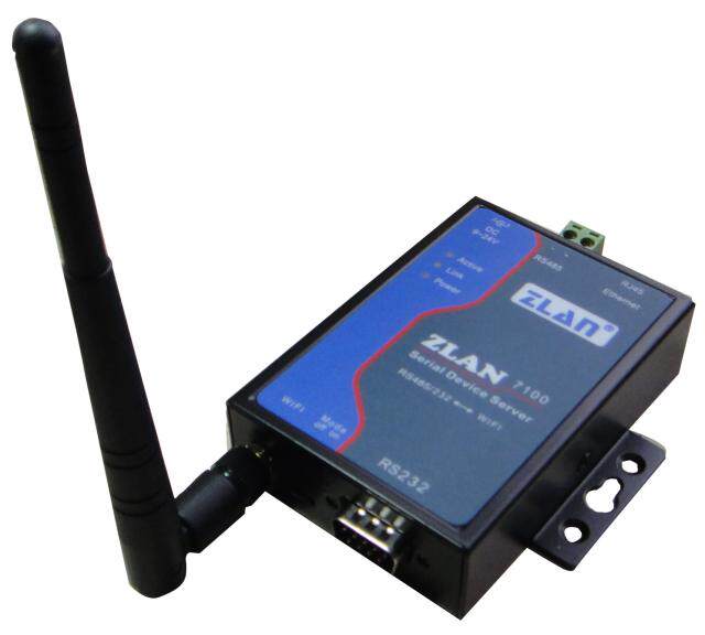(ZLAN)Wireless WIFI serial port server 232 to WIFI485 to WIFI RJ45 to WIFI Shanghai ZLAN ZLAN7100