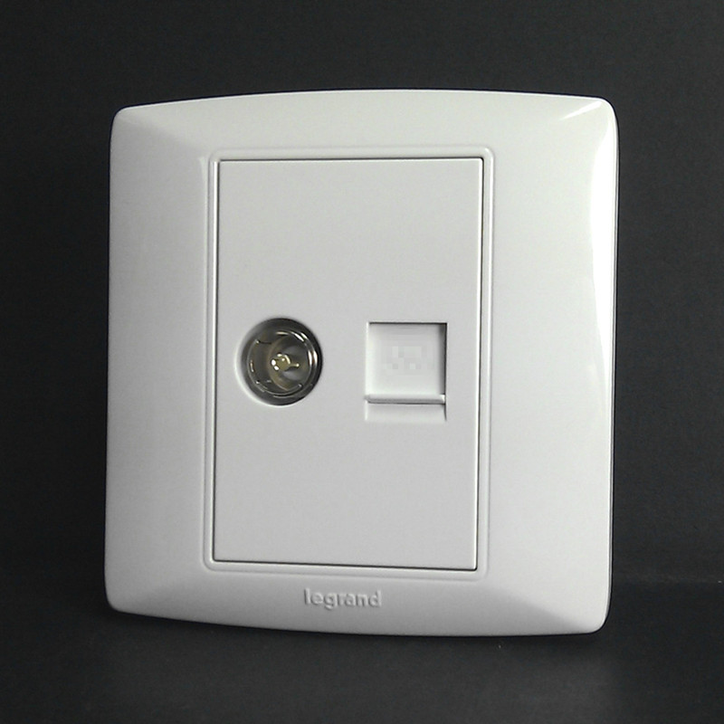Roger Long TV Internet socket TV computer socket for TV outlets