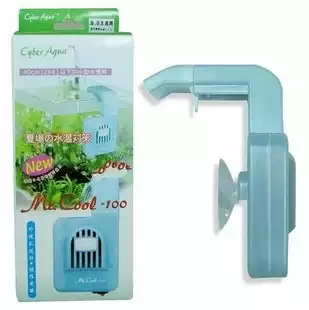 Imported cylinder sticker type duckbill fan Cyber Aqua Mr Cool-100 blue mini type