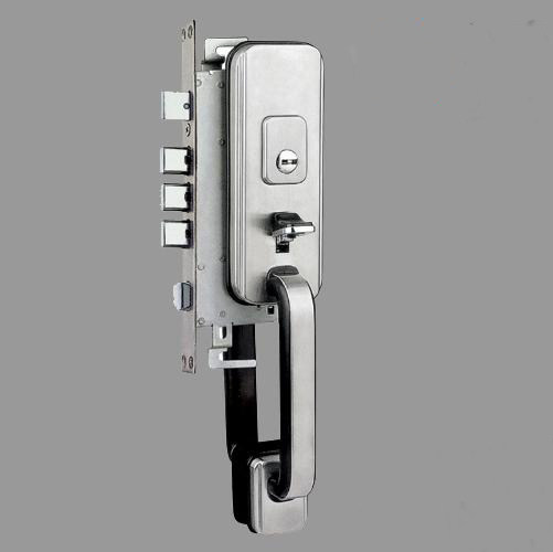 Anti-theft door lock aluminum alloy door lock door lock stainless steel push handle lock Robs gold door lock large handle