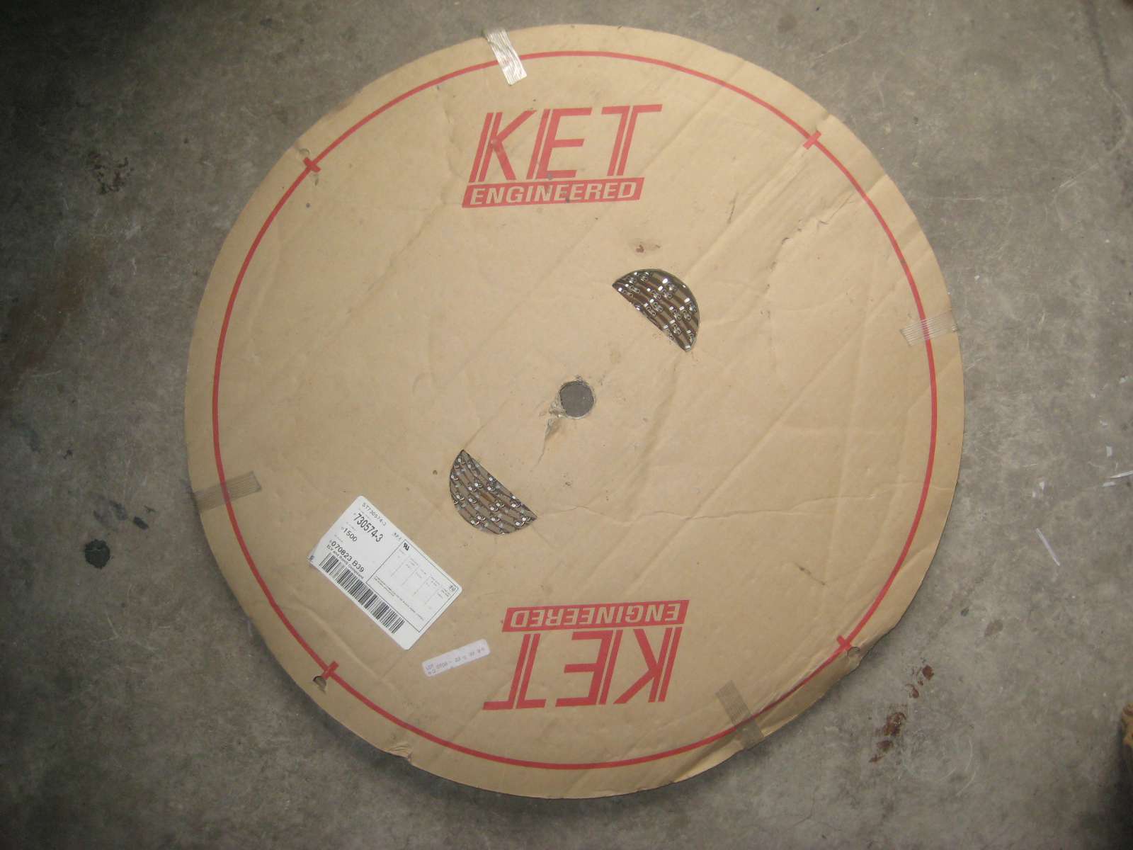 Korea KET 730574-3 flag terminal with lock 6 3mm spring