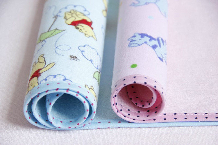 Baby urine mattress cotton flannel bamboo fiber urine pad super waterproof breathable washable urine pad