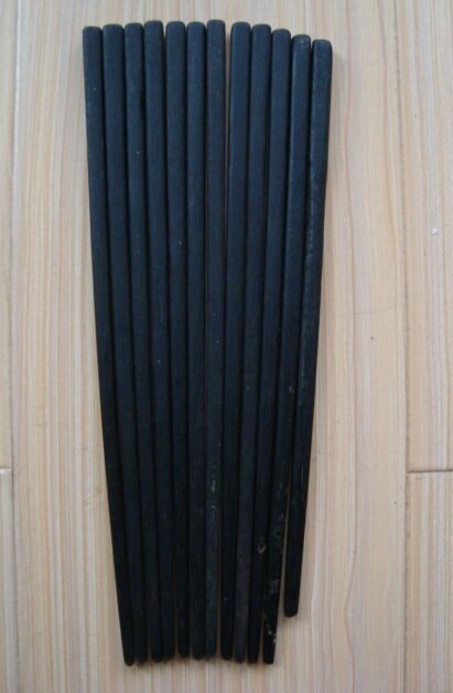 T1353 Qing Dynasty Uwooden chopsticks 6 Double