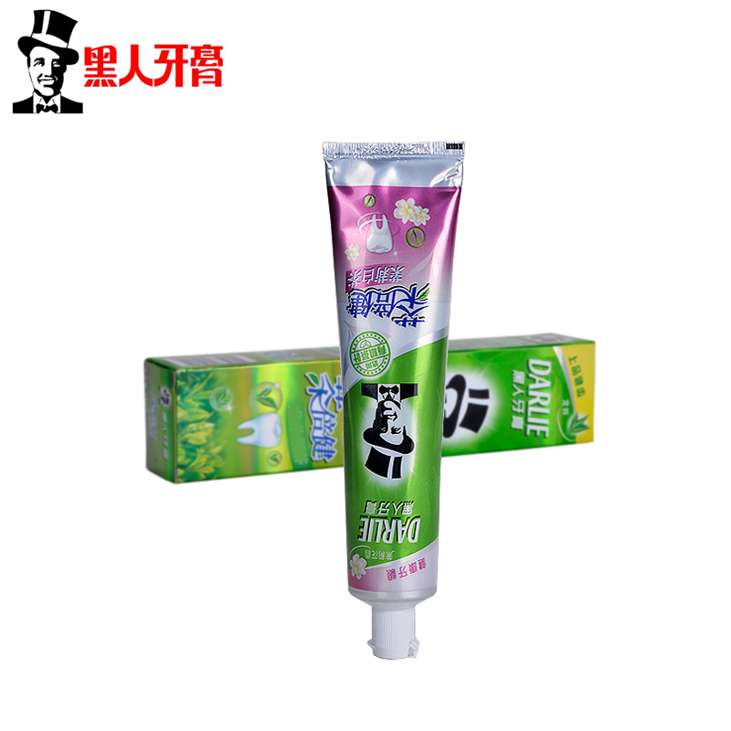 黑人茶倍健牙膏茉莉白茶140g 花语白茶 选用有机茶叶 白茶精华