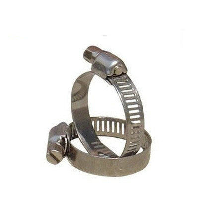 Thickened stainless steel pipe clamp gas pipe matching clamp pipe clamp gas liquid gas pressure reducing valve soft fixing clamp