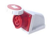 SFE Shangfeng waterproof industrial socket SFN-1142 16A four pole open socket four core socket IP67