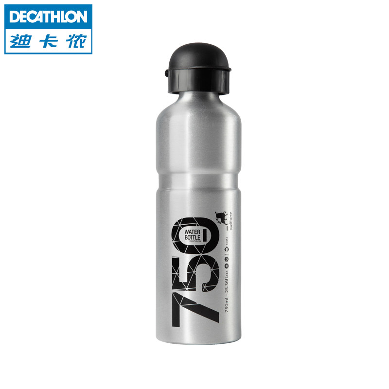 迪卡侬 运动水壶 大容量 铝合金 户外 骑行 抗摔耐用 A BTWIN