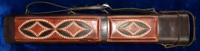 Custom JB John Barton American handmade leather embossed club barrel 9 holes 3x6 model SKY