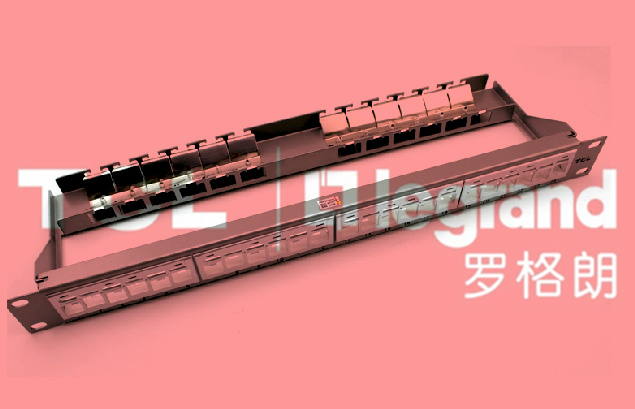 Compatible with TCL Legrand six types of 24-port network distribution frame modular empty frame associated with Datang Tongfang Putian