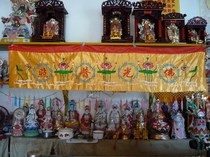 (1 5 meters horizontal banner) also known as Banner (ordinary type) Buddhist supplies Buddhist instruments and religious supplies