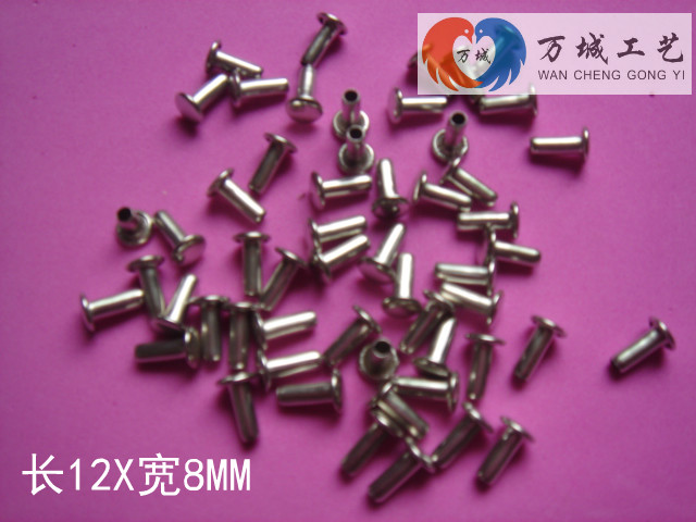 Bifacial rivet Diy single-sided cap nail metal flat bump bifacial rivet with large size from 1 2CM long