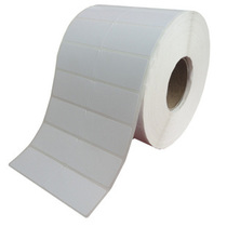 Coated paper 40*25mm*5000 sheets adhesive label paper Bar code machine Bar code paper label machine printing paper