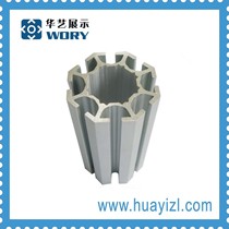 Octagonal prism 40 large hole octagonal prism display board column standard booth eight-slot profile column