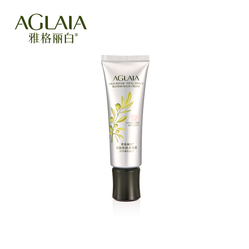 AGLAIA/雅格丽白正品清盈修颜多效spf15pa++40g遮瑕隔离美妆自然