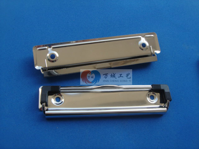 Metal folder accessories clip small board clip with clip folder strong clip double clip accessories 12 cm