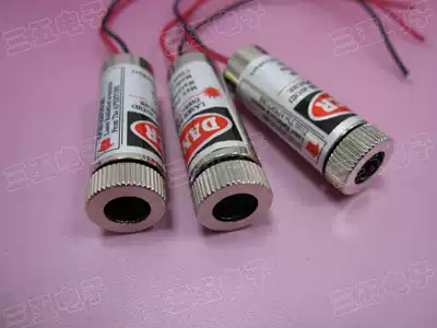 Adjustable focal length 5mW red dot laser head industrial laser module laser tube
