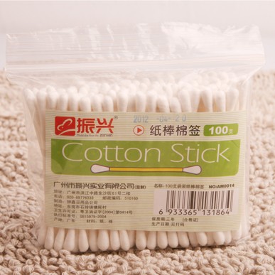 优质木棒双头棉签化妆棒 大头卸妆棉签棉棒胶棒棉棒清洁棉签