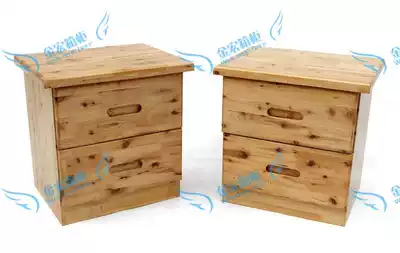 Chengdu bed head cabinet Cypress pine finger connection solid wood locker Cypress low cabinet Household sundries