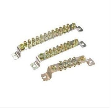 Double-row 15-hole ground row 3 * 25 ground copper bar ground busbar double-row ground row