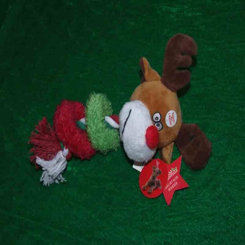 RENA PET Reindeer Rope Junction Sounding Toy