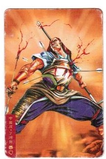 Small raccoon water margin card large card no eight words card 79 Dindeson solid picture
