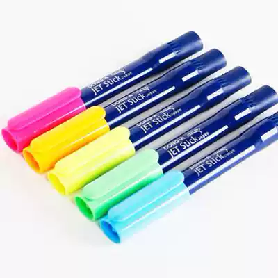 Korea DONG-A East Asian JET Stick jelly-like solid rotating fluorescent pen 5-color color marker pen