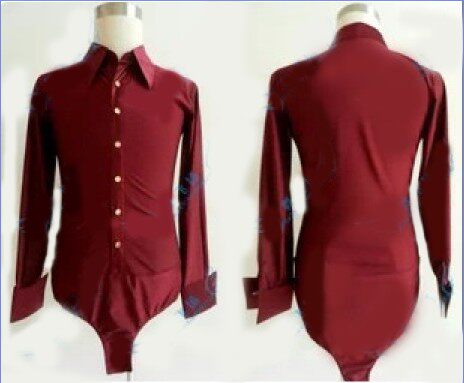 Morden Dance Latin Dancing Out of service Practice Suit Men's Coattails Shirts Professional Institution's Appraisal Exam Suit Tailored