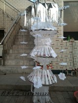 Deshui Funeral Supplies Wreaths Wholesale Manufacturer Direct Selling Paper Bundles Paper Works Spiritual Flags Cloth Flags and Soul-Calling Flags