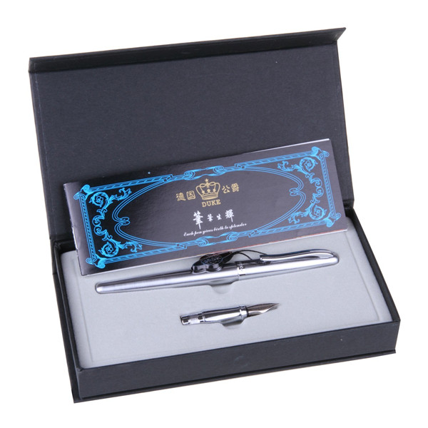 DUKE Duke gift pen 209-1 FULL STEEL PEN Fountain Pen Dual-use Pen Fountain Pen
