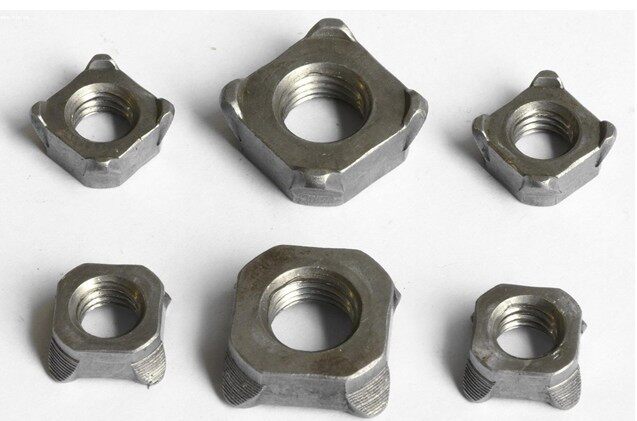 Square Weld Nut Welding Luomu M4 M5 M6 M8 M10 M12 (Pack of 100)