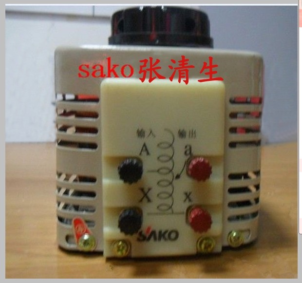 San-sect AC Regulator 200W single phase 220V full copper TDGC2-200VA 0-250V300V adjustable